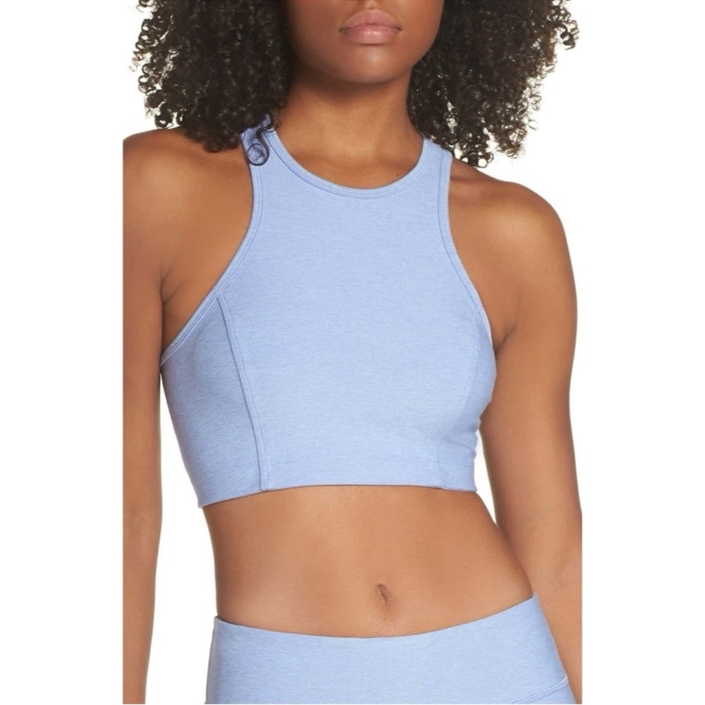Outdoor Voices Athena Cropped Athletic
Tank Top Blue Size Large Brami Bra